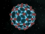 Discovery of solid buckyballs in space