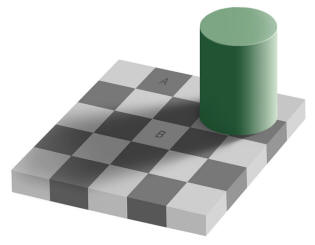 illusion de la même couleur