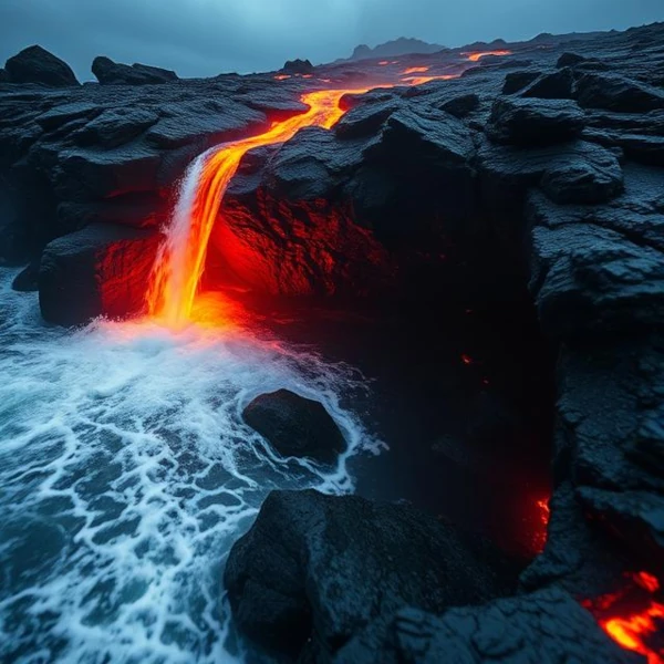 Écosystème hydrothermal volcanique sous-marin