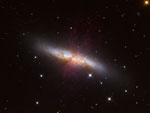 supernova SN 2014J en la galaxia del Cigarro