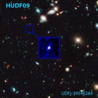 HUDF09 la màs antigua galaxia del universo