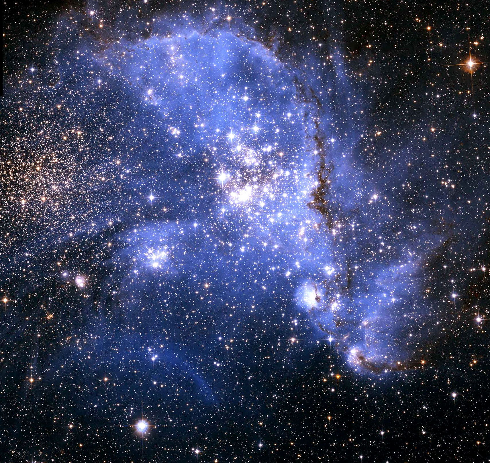 Resultado de imagen de Estrellas Hipergigantes en la Gran Nube de Magallanes