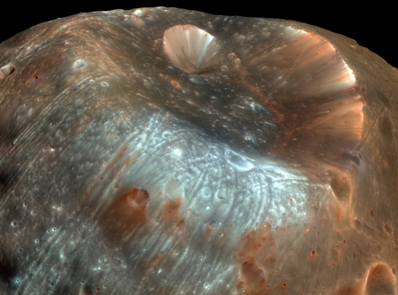Resultado de imagen de Fobos luna de Marte