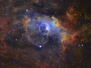 nébuleuse de la bulle NGC 7635