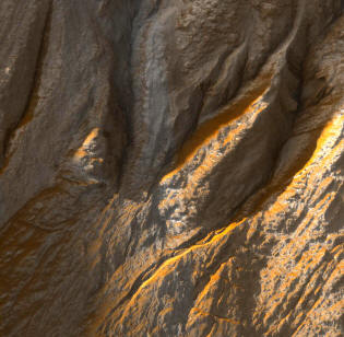 cratère de Mars