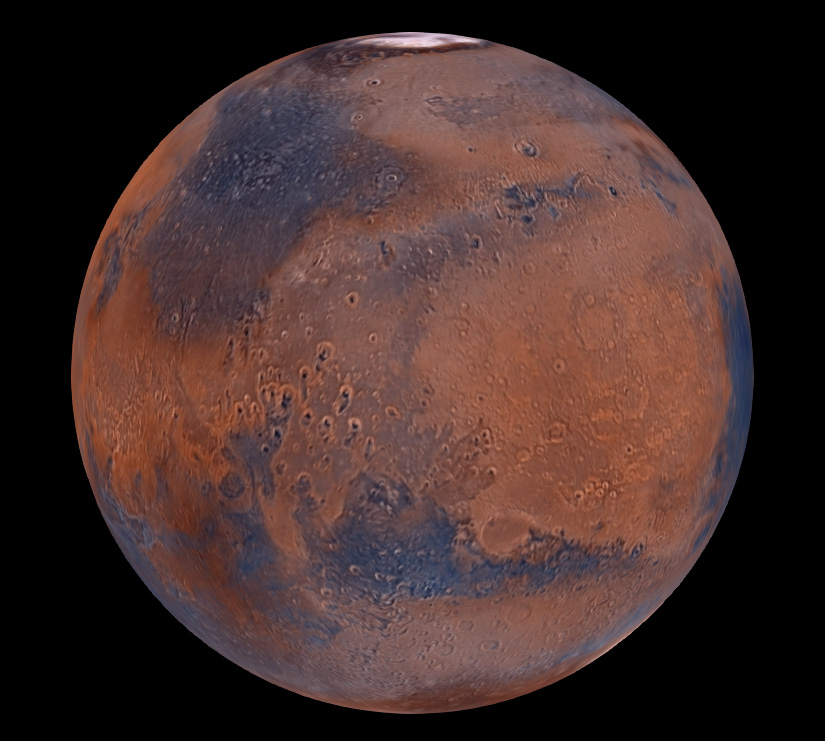 Remarkable characteristics of the planet Mars