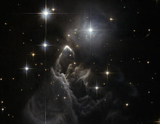 nébuleuse de poussières Iras 05437+2502 dans la constellation du taureau