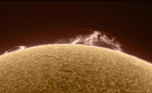 prominences are coronal mass ejections (CME) 2010
