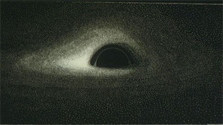 anel de gás do buraco negro - ESA