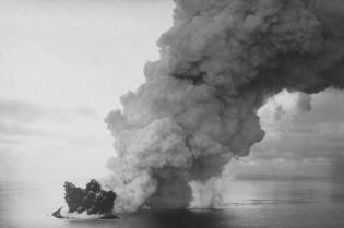 naissance de l'île surtsey en Islande