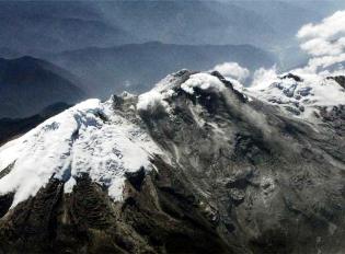 vulcão Nevado del Huila na Colômbia