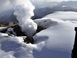 volcán Nevado del Ruiz en Colombia