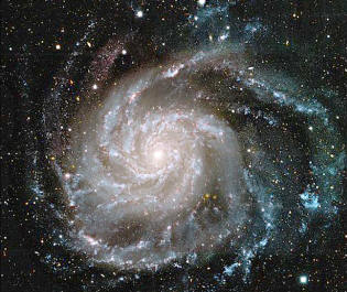 spiral Galaxy M101 or NGC 5457 Pinwheel