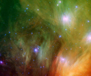 Nebula of Pleiades 
